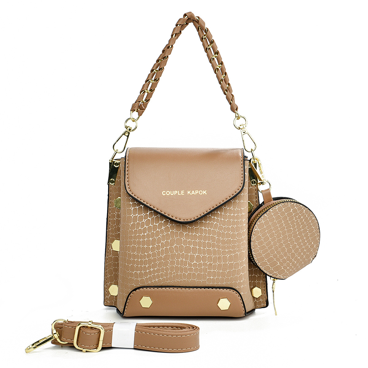 Exquisita bolsa cuadrada 2025 nuevo mini bolso de moda versátil bolso de hombro mochila casual bolsas transfronterizas