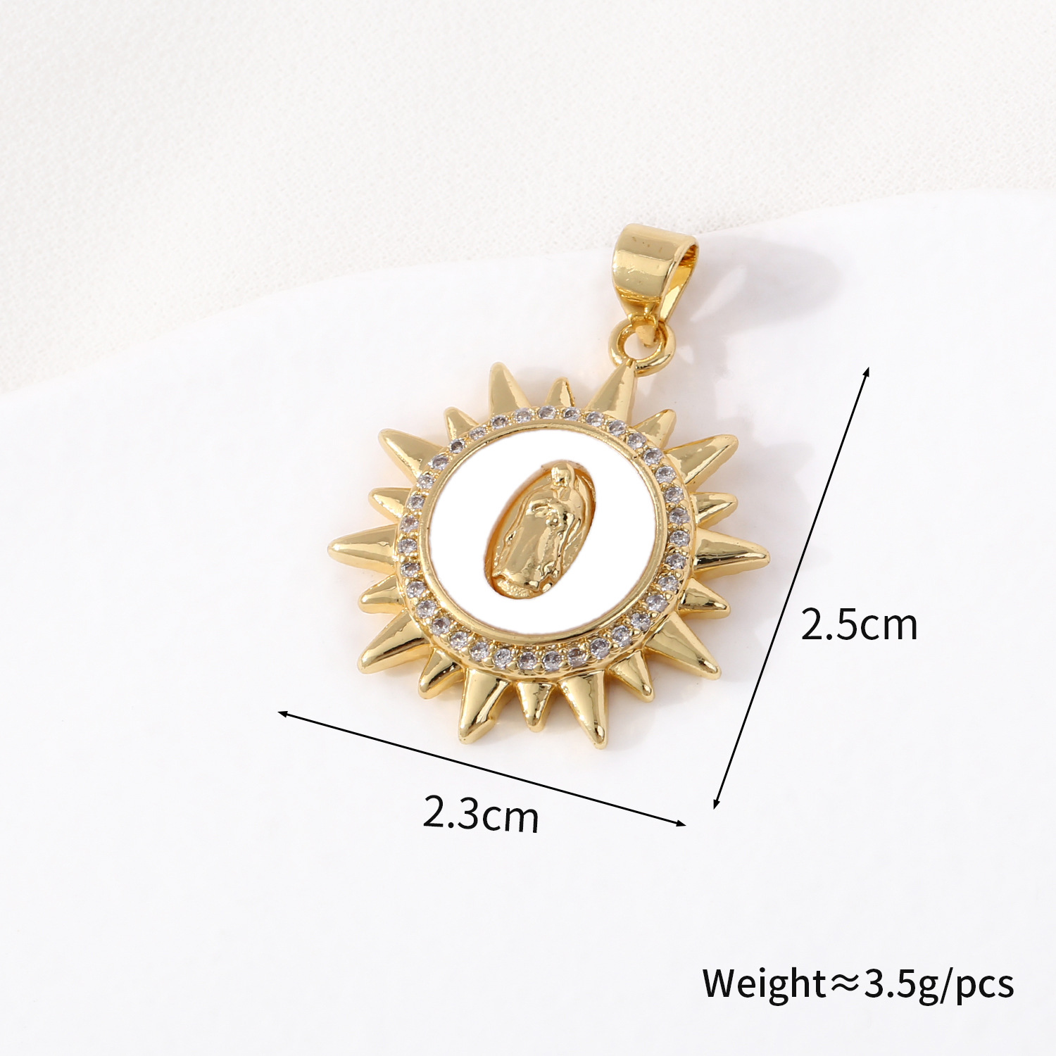 12g Weight Pendant Jewelry Making Type 18*19mm, 21 * 18mm, 21 * 25mm Jewelry Making Size Zircon Inlay Material DIY Jewelry Accessories Classification 1 Piece Quantity Copper Material Geometric, Virgin Mary, Heart Shape Pattern Plating Design Religion, Ethnic Style Style 1 Piece 18*19mm 21 * 18mm 21 * 25mm Copper Zircon Geometric Virgin Mary Heart Shape Pendant 1