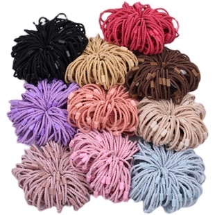 Korean Style Threaded Headband Women's Hair Accessories High Elastic Hair Band DIY Headwear Versatile Kidsren's Hair Tie Rubber Band
