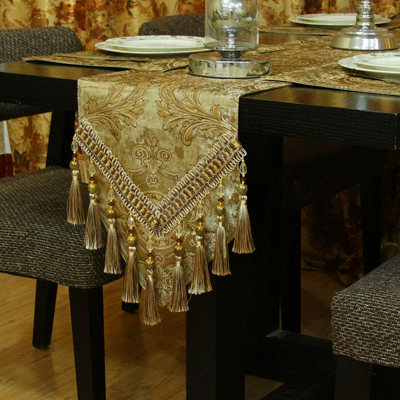 Роскошный современный скатерть в европейском стиле, дорожка для журнального столика, модный шкаф для телевизора в американском стиле, теплоизоляционный обеденный коврик в западном стиле, скатерть, дорожка для стола.