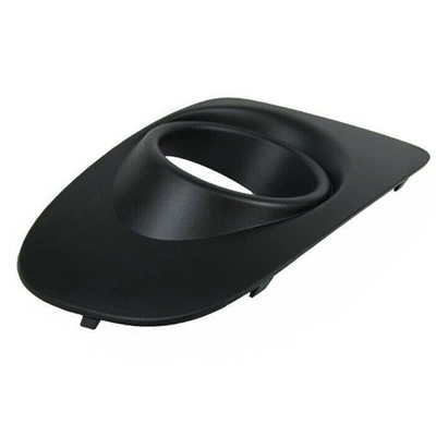 1 black plastic left front fog light trim, driver-side fog light frame, fog light decorative cover