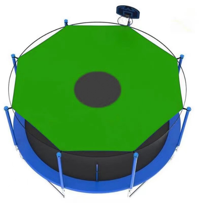 Trampoline Green Trampoline Sunshade Cloth Canopy Sun Protection Cloth Universal Sunshade Anti-Uv Accessories