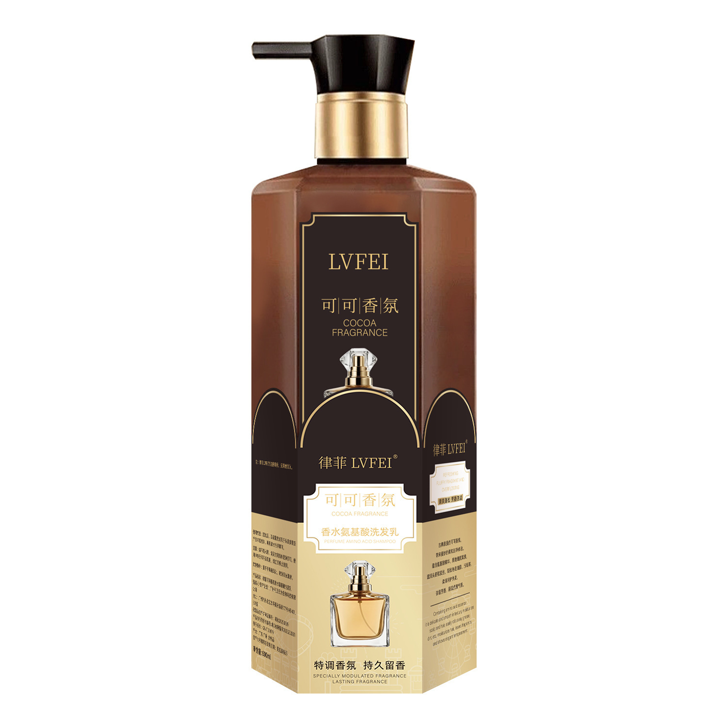 Lufi Coco Fragancia Perfume Aminoácido Champú Perfume Perfume Perfume Suavizante Champú Smoso Fabricante