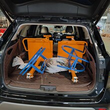 空中蜘蛛人电动升降吊篮 防坠锁扣内置自动刹车 外墙施工提升机