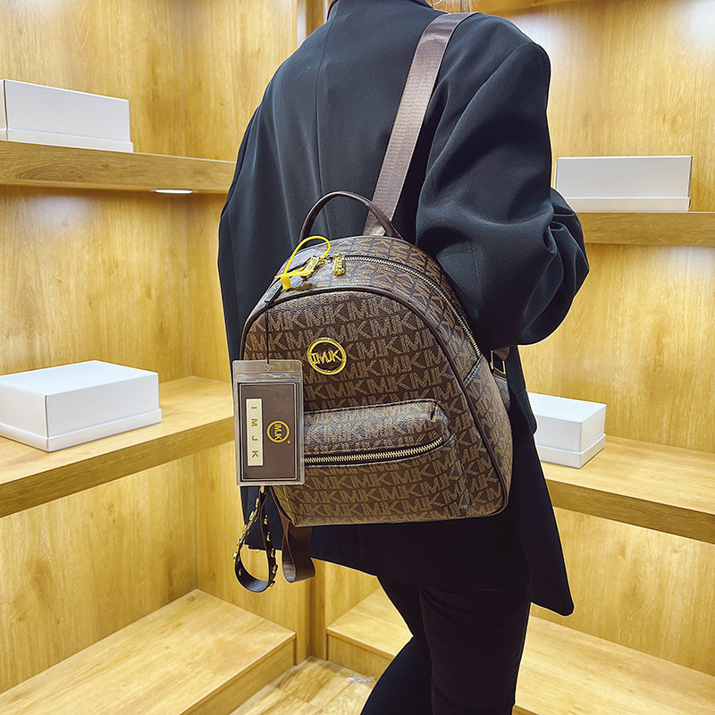 IMJK bolsa nueva moda mujer mochila retro presbicia mujer bolsa de viaje mochila individual ventas directas de la fábrica