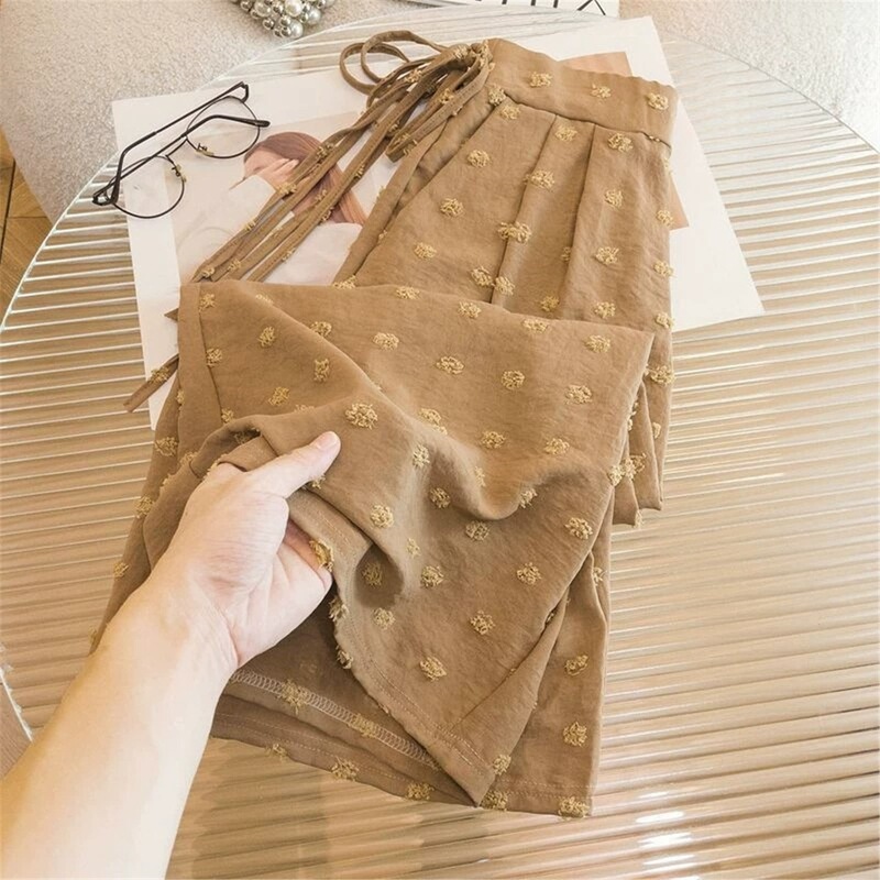 Women's summer ice silk cropped pants, high-waisted, slimming harem pants for petite figures, mint mambo thin casual pants for outdoor wear, trendy Women's summer ice silk cropped pants, high-waisted, slimming harem pants for petite figures, mint mambo thin casual pants for outdoor wear, trendy