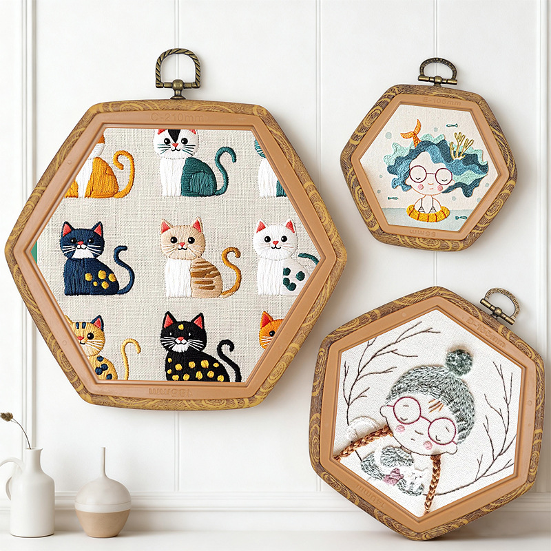 刺绣布贴复古精美刺绣旗袍风装饰家居布艺补丁绣片拼接