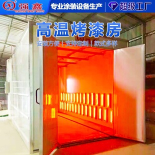 High temperature curing paint room aluminum alloy doors and windows iron powder baking room infrared electric heating paint room