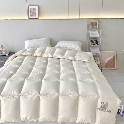 洛世奇羽絨被冬季家用保暖冬被芯酒店立體鵝絨被禮品被子批發代發