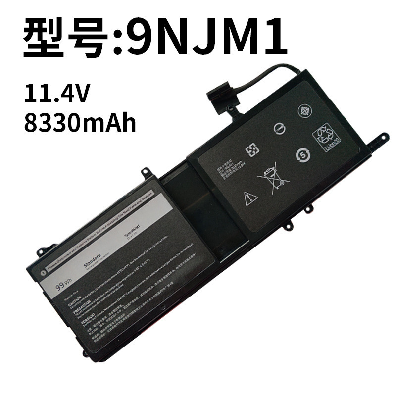 Suitable for Dell 9Njm1 Alienware 15 R3 17 R4/R5 P31E P69F Notebook Battery Suitable for Dell 9Njm1 Alienware 15 R3 17 R4/R5 P31E P69F Notebook Battery
