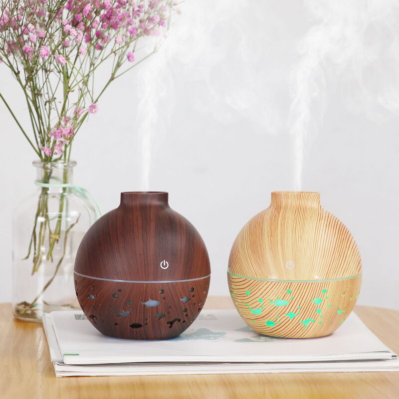 Special Offer Creative Flat Mouth Humidifier Colorful Night Light Animal 130ml Humidifier USB Hollow Aromatherapy Machine Gift