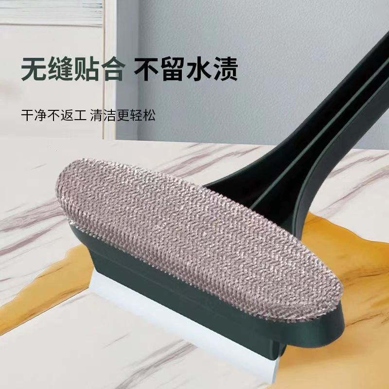 Universal double-sided hygienic glass brush for home use