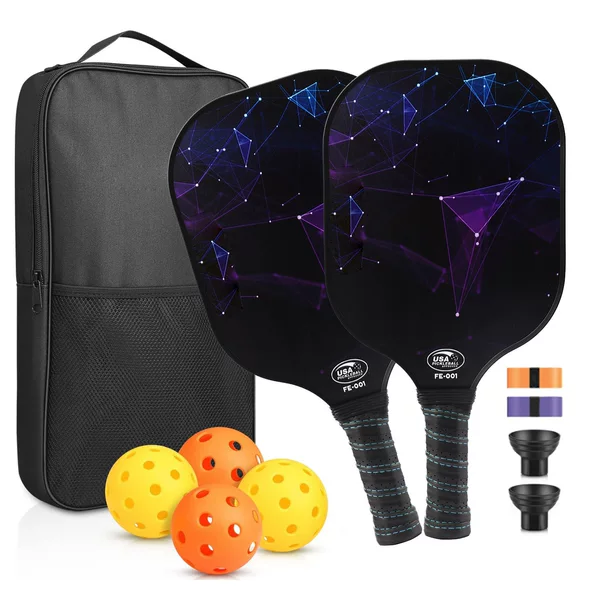 Carbon Fiber Pickleball Racket Honeycomb Panel Outdoor Sports Carbon Graphite Pickleball Paddle Cross-Border Pickleball Bat
