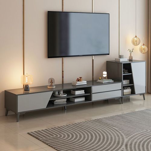 客厅卧室储物柜轻奢电视柜组合小户型现代简约家用简易电视机柜