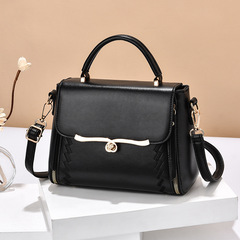 Best Selling Item - 2023 New Street Fashion Striped Small Square Bag PU Hybrid Women's Shoulder Bag - Dropshipping One Piece