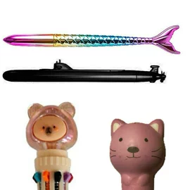 中性笔;圆珠笔中油笔;荧光笔