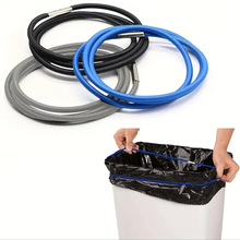 厂家亚马逊弹性垃圾桶绑带 弹力可伸缩橡胶套多用途固定垃圾袋扣