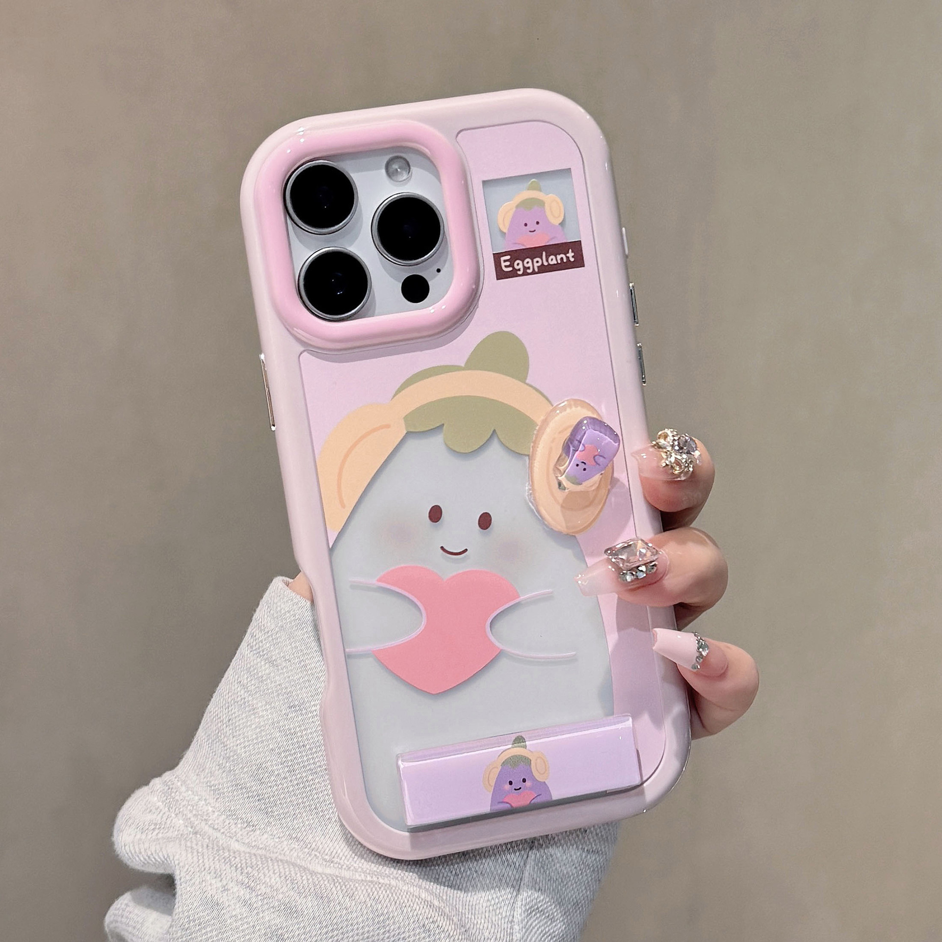 Divertido dibujo de dibujos animados lindo West Highland para Apple 15ProMax funda para teléfono móvil 16Pro berenjena 14/13 nuevo 16PM