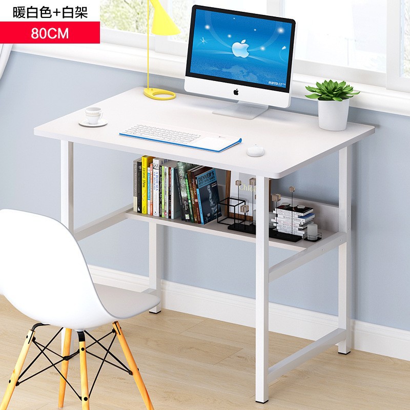 Escritorio de la computadora escritorio simple escritorio en casa estantería escritorio integrado dormitorio estudiante estudio escritorio simple Escritorio
