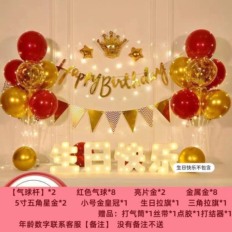 ハッピーバースデーフラグ誕生日装飾男の子女の子パーティーパーティー子供の最初の誕生日ドレスアップ背景壁風船|undefined