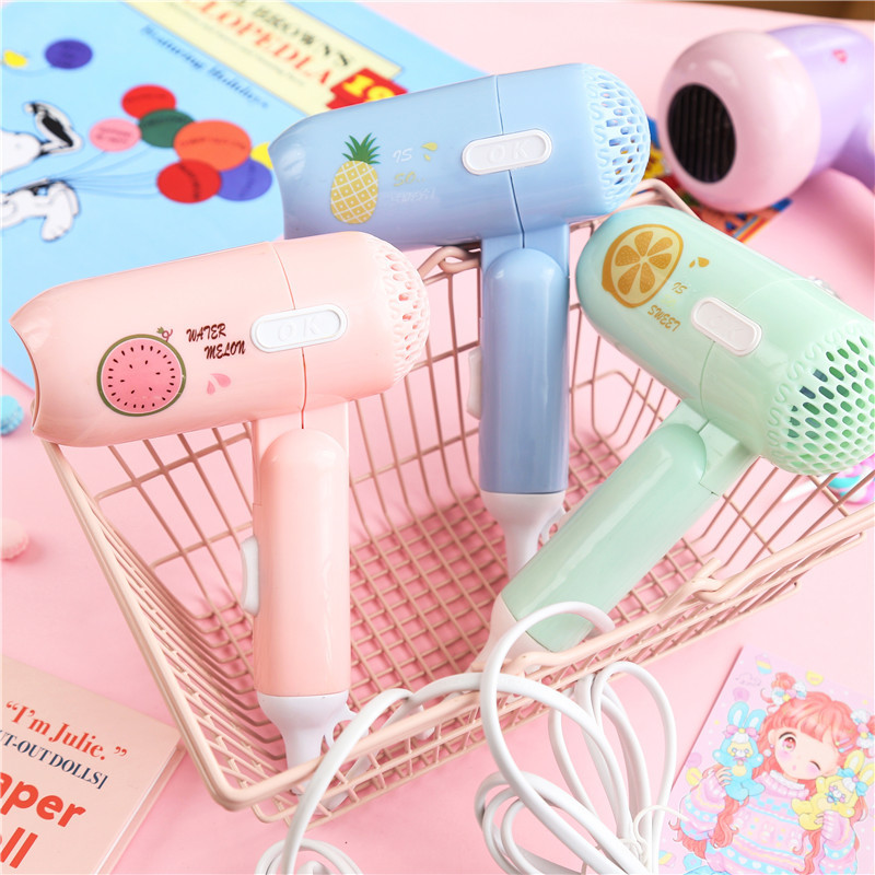 Cartoon folding hair dryer student dormi...