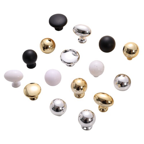 Internet celebrity style pull handle cabinet door minimalist solid electroplated golden furniture cabinet door handle mini shoe cabinet small pull handle