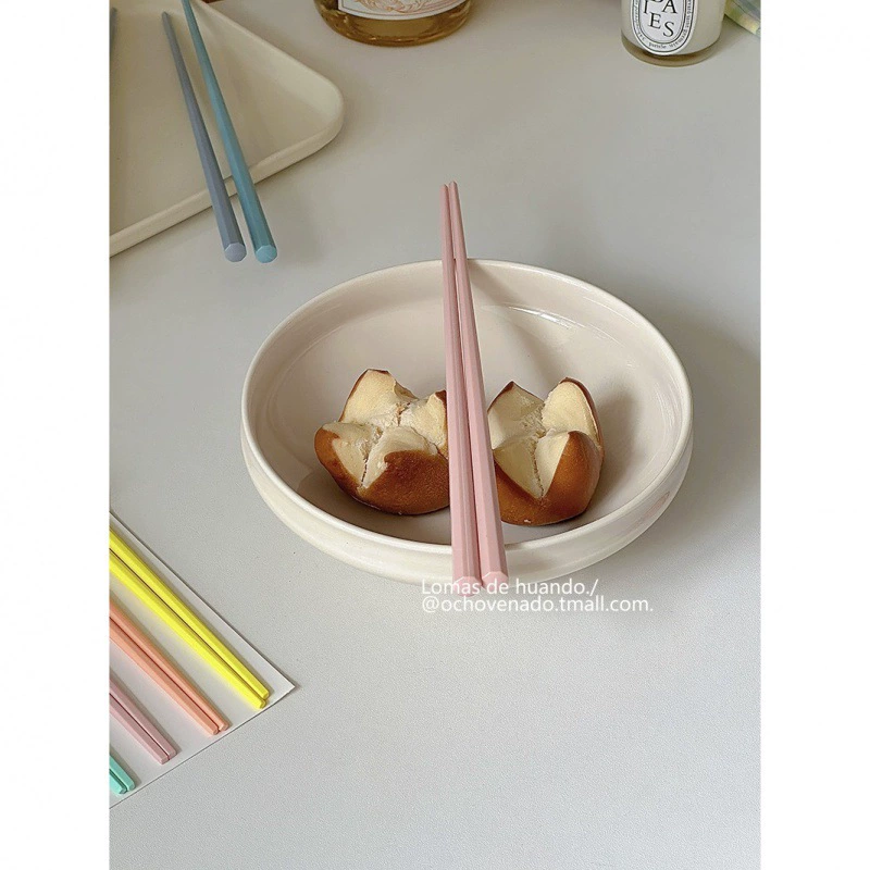 "Rainbow Ins Wind Chopsticks" Ochovenado Family Household Holding Chopsticks Combination Advanced Light luxury tableware