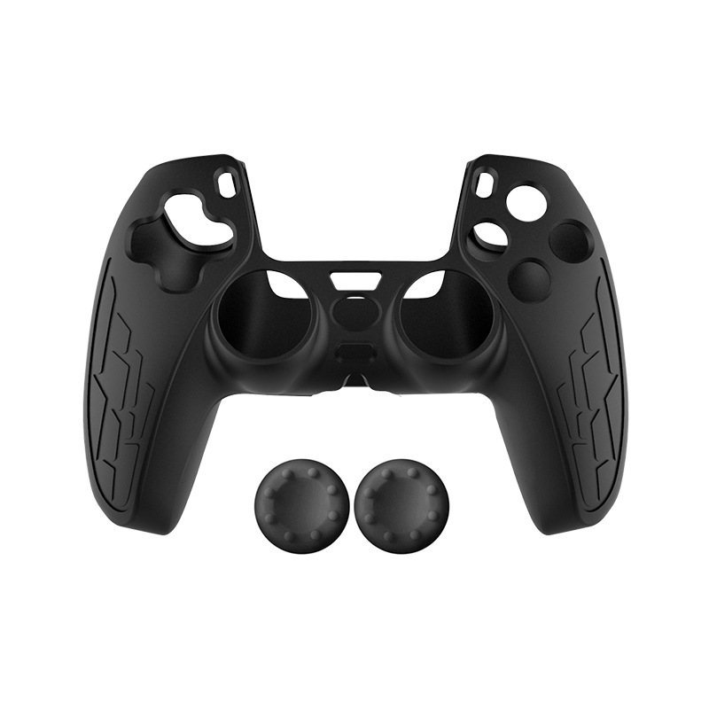 TOYILUYA/Yilu ya PS5 cubierta de la manija ps5 engrosada cubierta de goma suave cubierta protectora cubierta de textura antideslizante con tapa