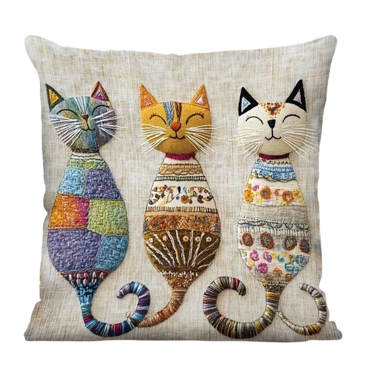 Explosiones transfronterizas bonitas y interesantes animales al aire libre impermeables almohada para jugar con teléfonos móviles para decorar la fiesta de gatos y gatos en la sala de estar sofá almohada