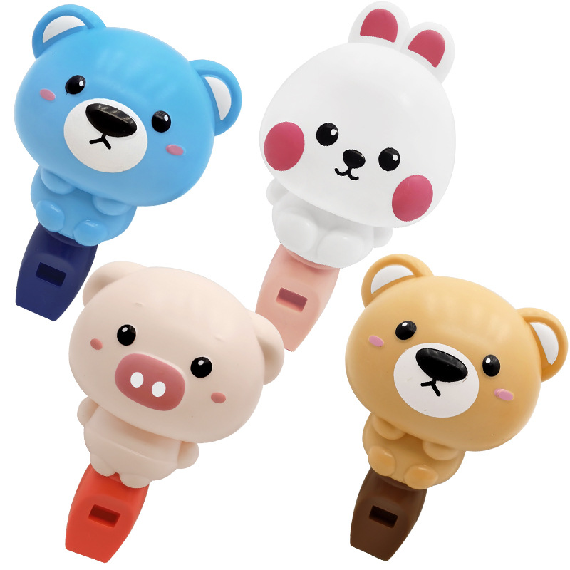 Juguetes de silbato para niños Equipo de entrenamiento de sonido especial para bebés Lindo cuerno de mascota silbato instrumento musical
