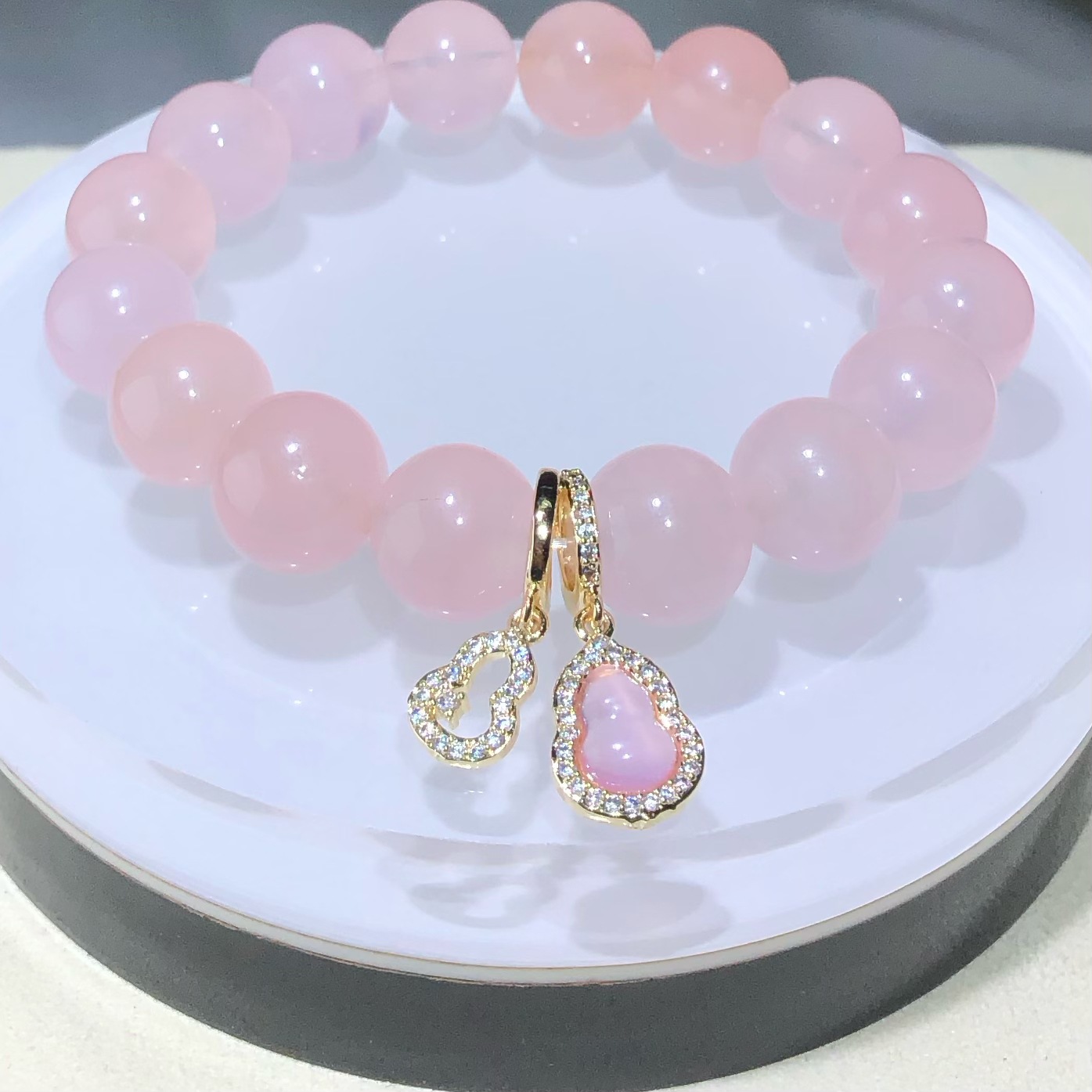 14K Gold-Filled Strong Color-Preserving Crystal DIY Accessories Gourd Spacer Beads Pendant Bracelet Necklace Beaded Handmade Accessories