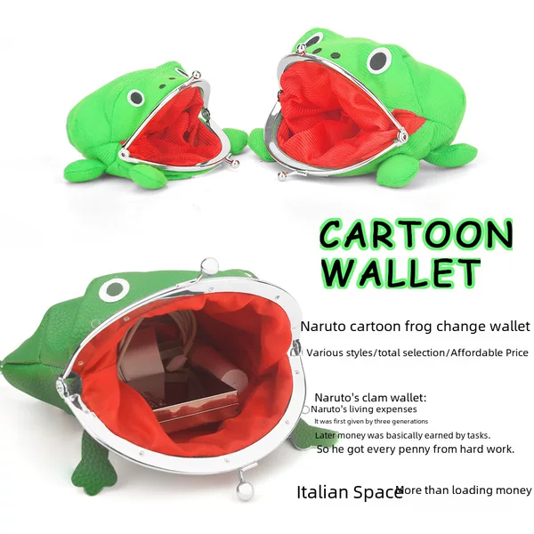 Peripheral Frog Wallet Frog Wallet Frog Wallet Plush Toy
