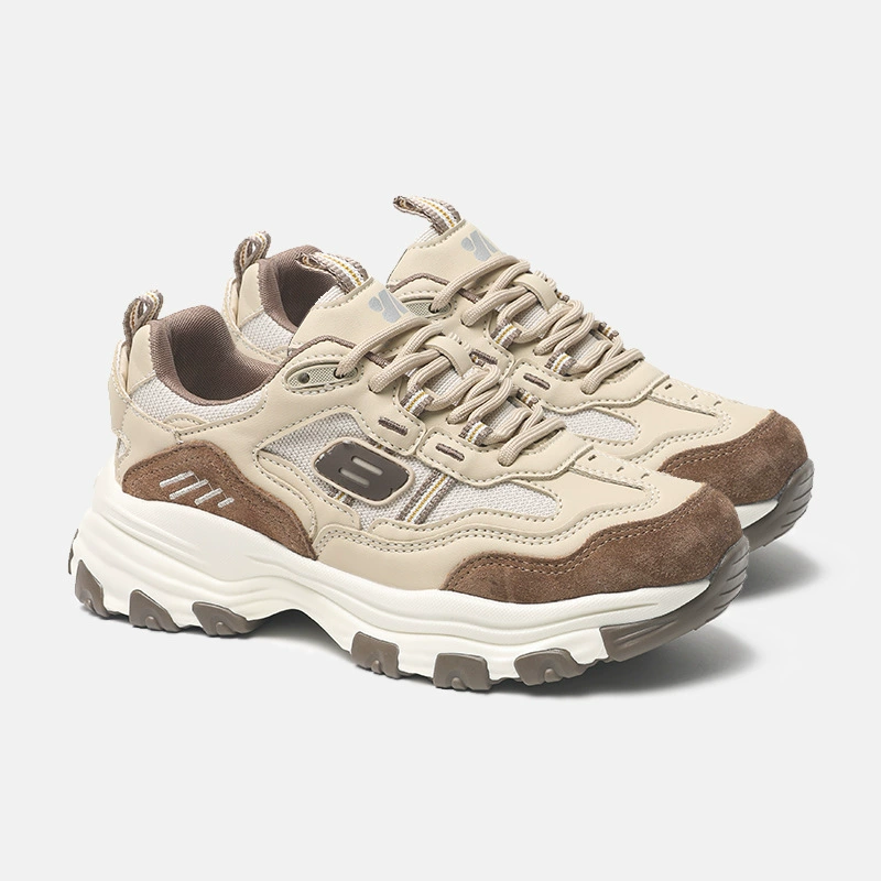 Обувь папы супер огонь 2025 кексы с толстой подошвой ретро дикие повседневные кроссовки маленькие белые ботинки женские ботинки d573