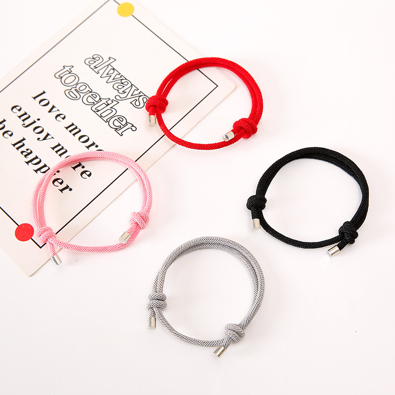 Adjustable Milan thread braided DIY material friendship bracelet factory direct hand knotted pull hand rope