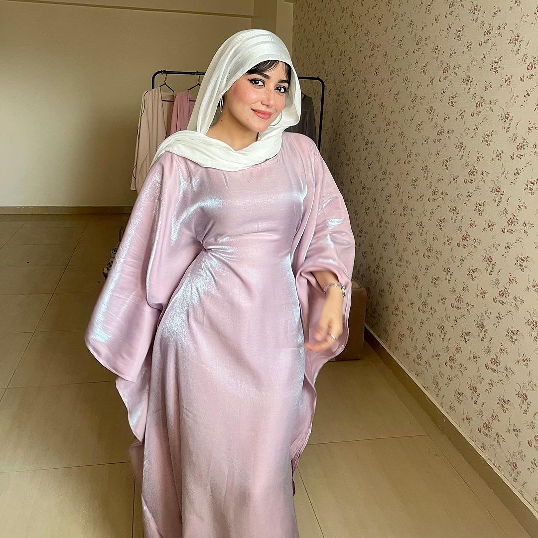 In Stock 2024 New Model Middle Eastern Arab Dubai Long Abaya Clothing Loose Casual Robe Dress_ecoleips.com