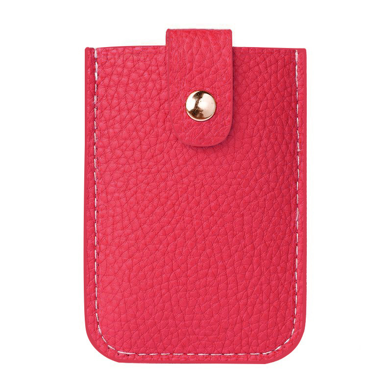 Tarjetero extraíble con guijarros transfronterizos para hombres y mujeres, tarjetero de cuero pequeño, ligero y compacto, fabricante de tarjetas con logotipo al por mayor