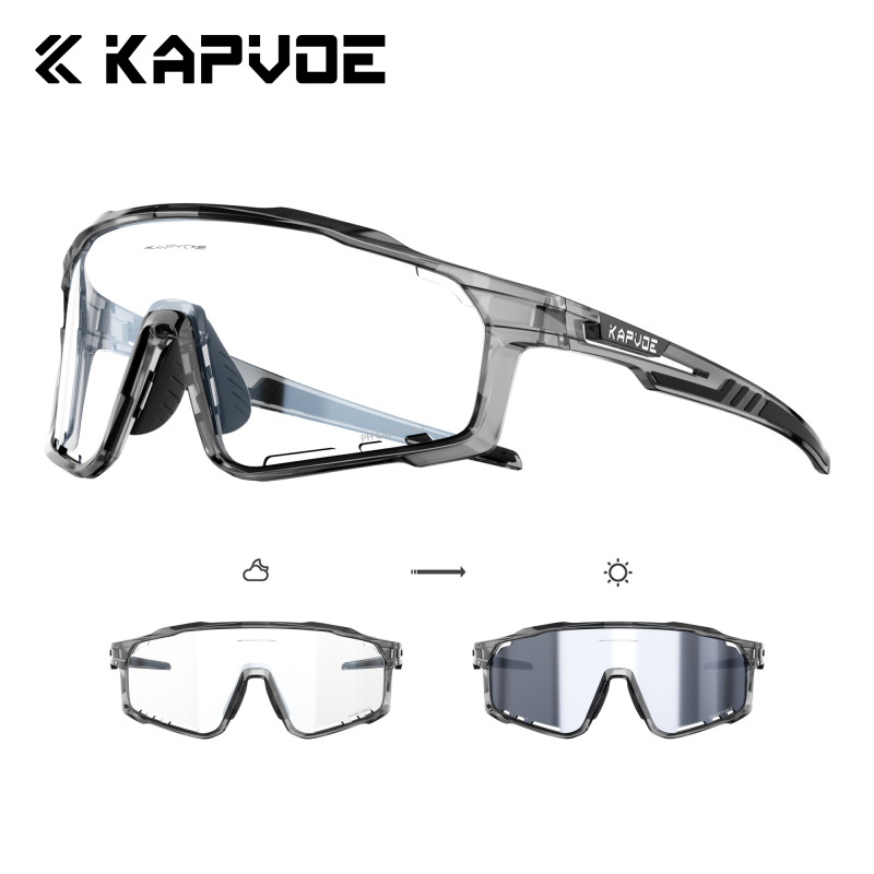 Gafas de Ciclismo Fotocromáticas de TR90 A Prueba de Viento para Deportes al Aire Libre