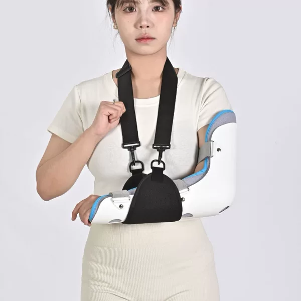 Adjustable length elbow joint fixing brace elbow joint training arm breathable forearm sling fixing protector