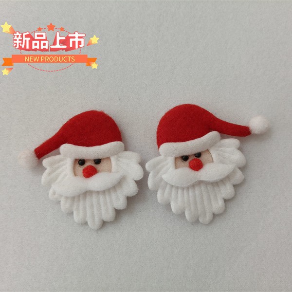 Nuevos accesorios de fieltro de Navidad alce pecado semiacabado reno de Navidad muñeco de nieve viejo árbol de Navidad diy