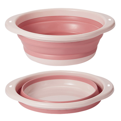 Wholesale folding wash basin large household baby basin portable compressed travel laundry foot basin