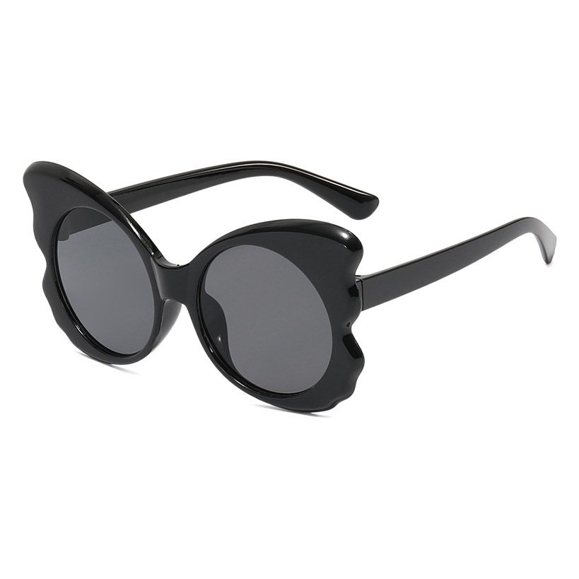 Caja grande en forma de mariposa Gafas de sol vintage modernas Gafas de sol punk de moda europea y americana