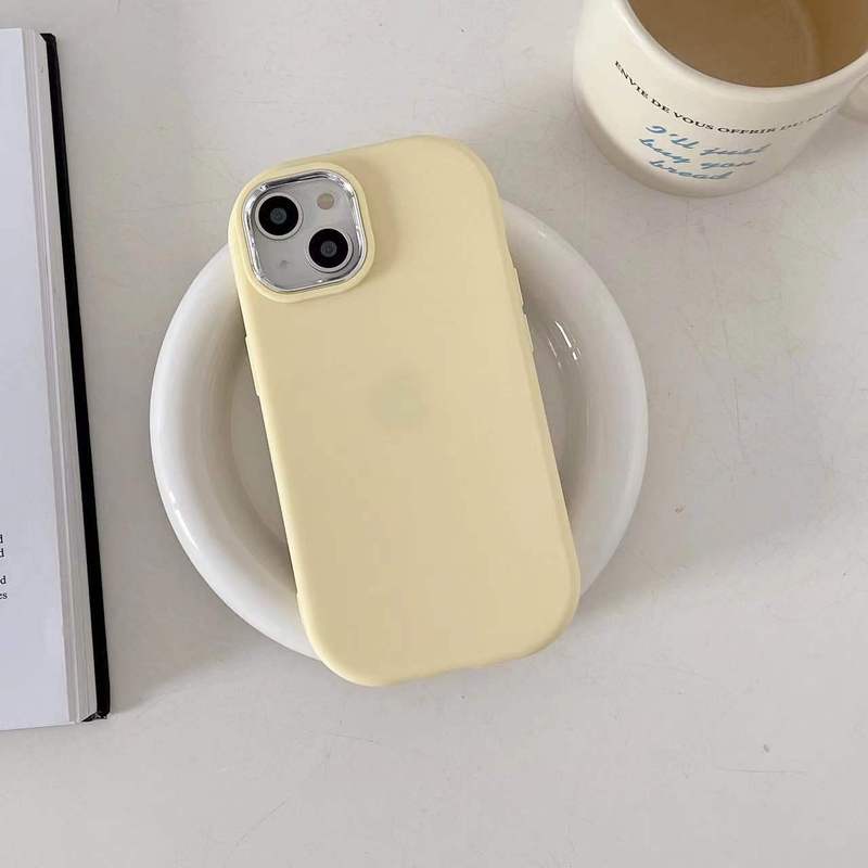 ソリッドカラーのファットダンダン 15pro 電気メッキ 16promax Apple 携帯電話ケース 14plus 落下防止 13 ファッション 12|undefined