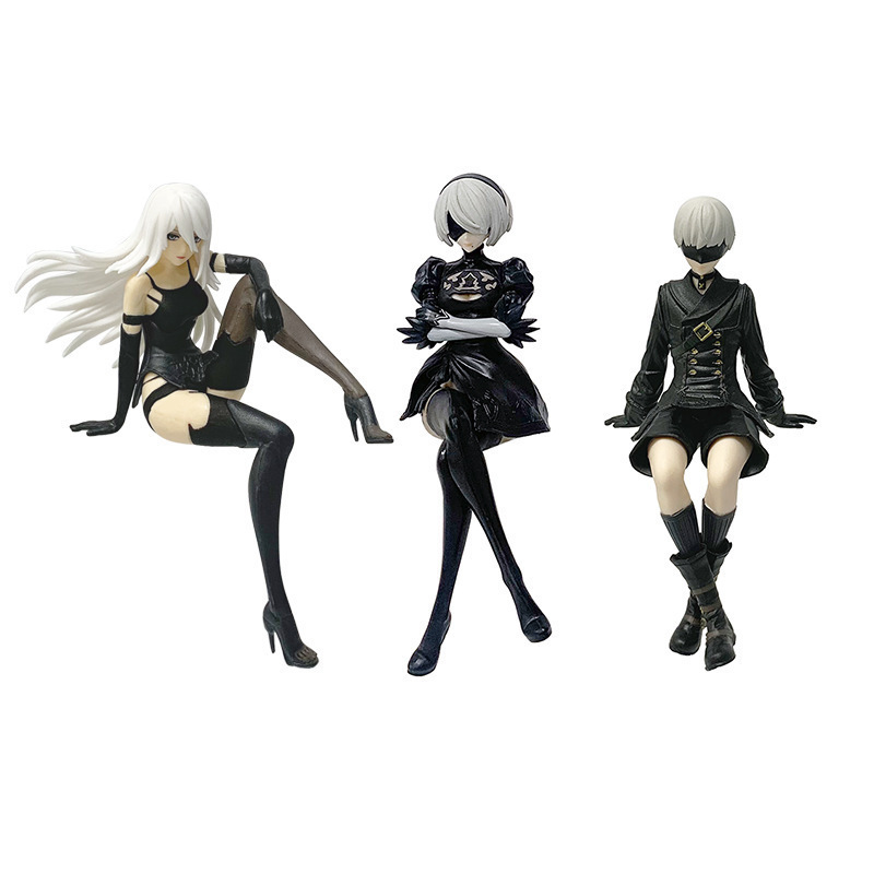 Yorha 2B Beautiful Girl Figure Yorha A2 Nier: Automata 9S Anime Collectible Figurine