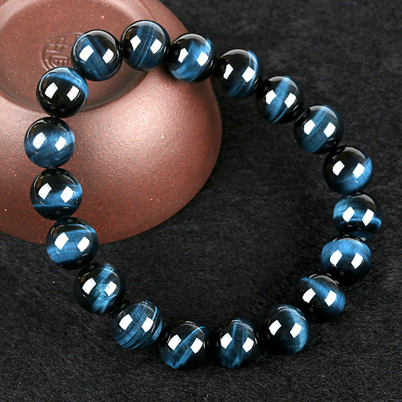Natural Blue Tiger Eye Stone Bracelet Lightning Eye Blue Tiger Eye Stone Bracelet Wood Alexandrite Jewelry Factory Direct Sales Tiger Eye Stone Natural Blue Tiger Eye Stone Bracelet Lightning Eye Blue Tiger Eye Stone Bracelet Wood Alexandrite Jewelry Factory Direct Sales Tiger Eye Stone