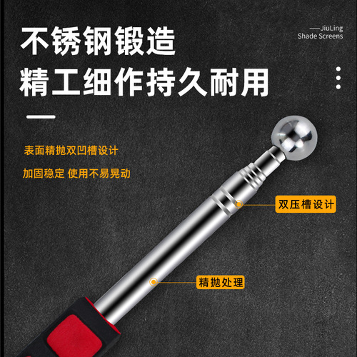 Hollow drum hammer thickening and roughening house inspection tool set solid hammer head tile wall knocking hollow drum detection stick