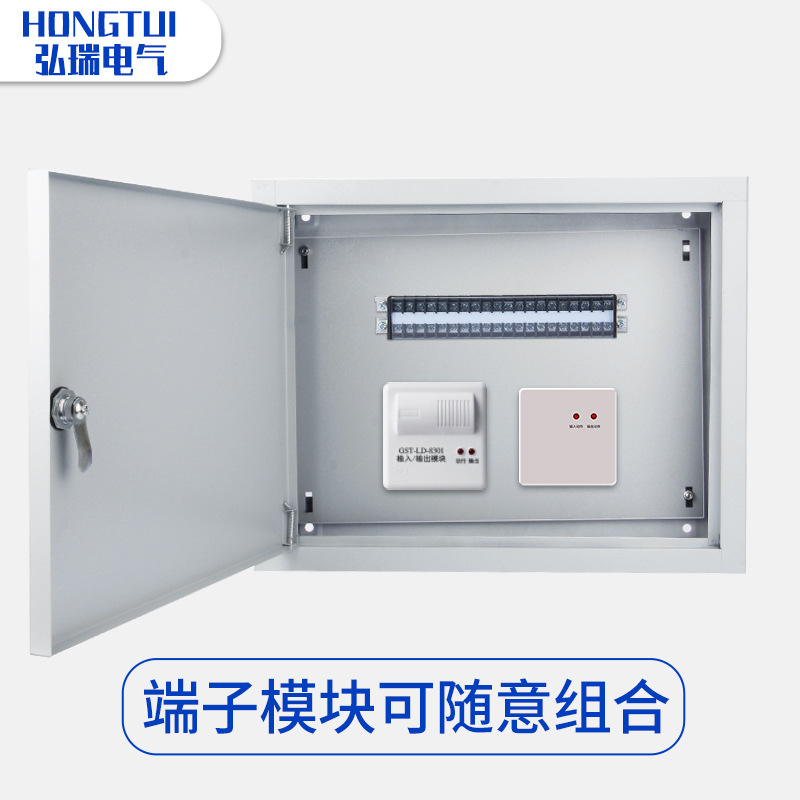 消防端子箱模块箱200×300×80消防接线端子箱弱电箱明装400*300