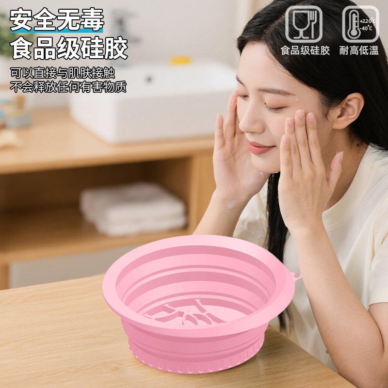 Amazon nuevo lavabo plegable de silicona lavabo doméstico lavabo portátil lavabo plegable lavabo con hielo lavabo