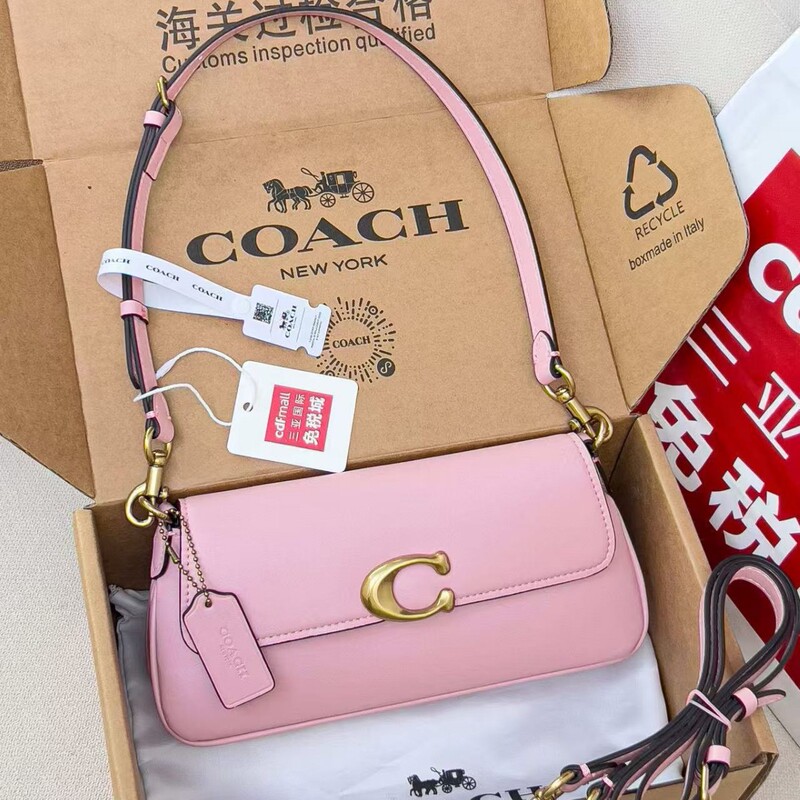 Coach's new cross-border JET baguette bag is a vintage handbag, shoulder bag, underarm bag, and fashionable versatile crossbody bag for women Coach's new cross-border JET baguette bag is a vintage handbag, shoulder bag, underarm bag, and fashionable versatile crossbody bag for women