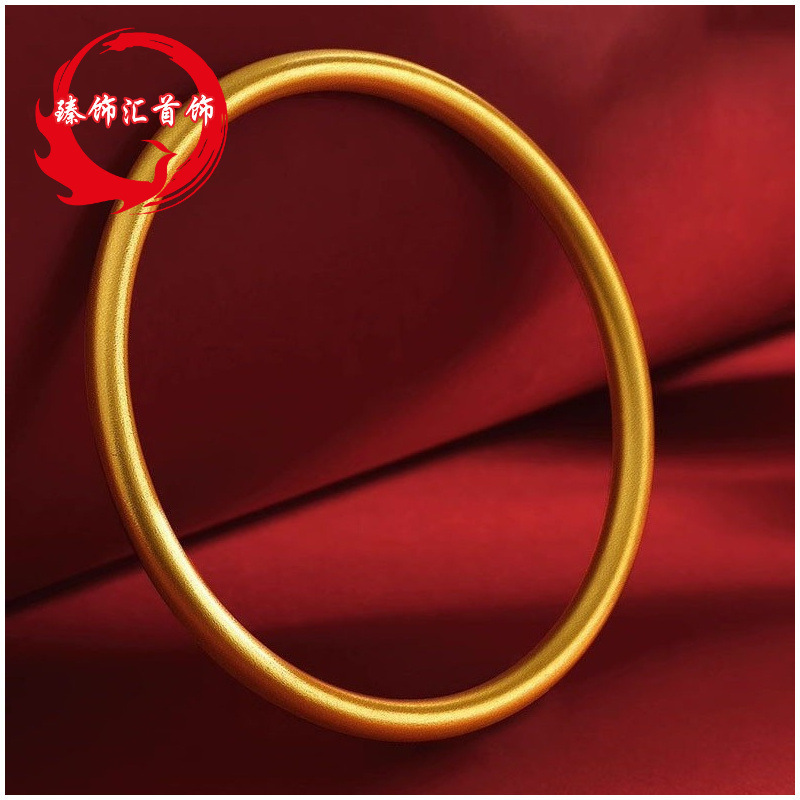 Vietnam Shajin Ancient Fin Ring Real Gold Bracelet Solid South Africa Sikkim Bracelet Knot Wholesale