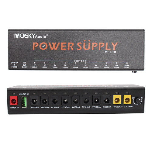 MOSKY POWER SUPPLY Guitar Effects Power Supply Series Musical Instrument Professional Power Supply Manufacturer Wholesale